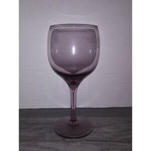 6" Vintage Amethyst Wine Glass